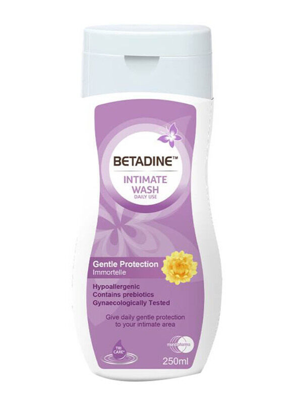 

Betadine Immortelle Daily Use Feminine Intimate Wash Gentle Protection, 250ml