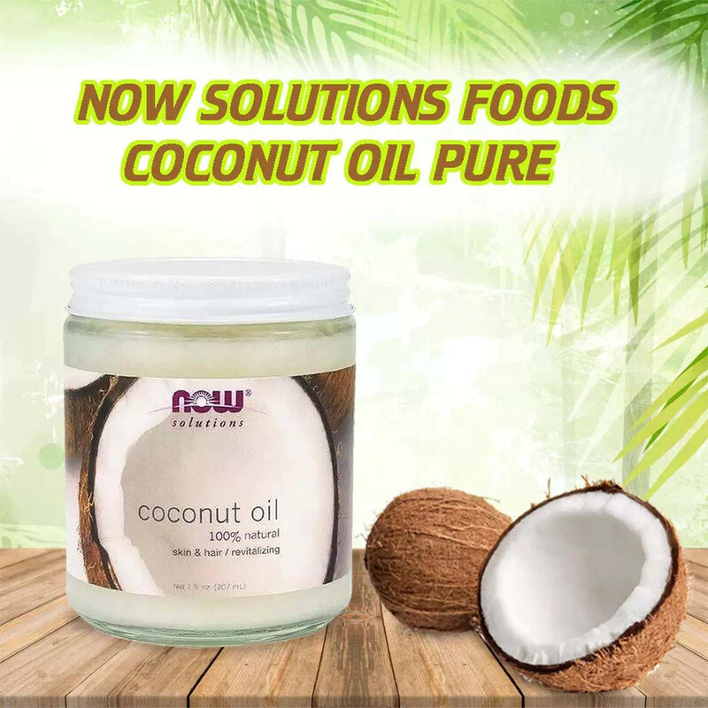 

Now Solutions Natural Coconut Oil for Skin & Hair, 207ml