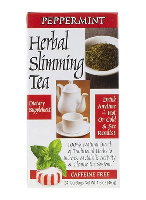 

21St Century Peppermint Herbal Slimming Tea Bag, 24 Tea Bags