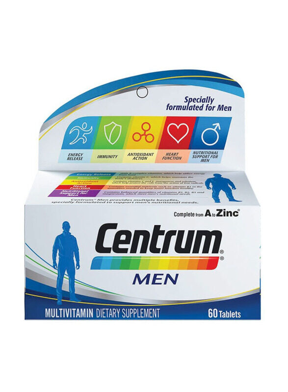 

Centrum Men Multivitamin Dietary Supplement, 60 Tablets