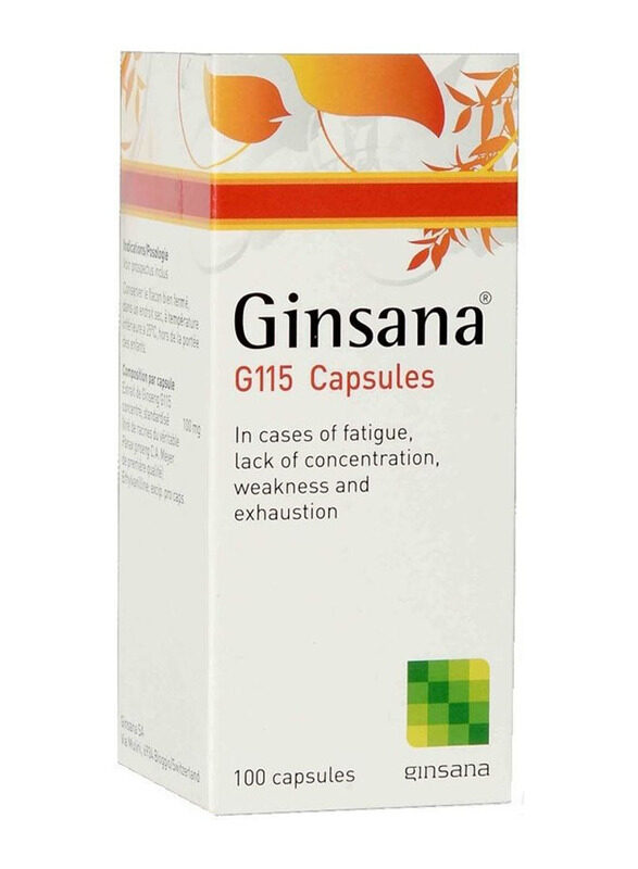 

Ginsana G115, 100 Capsules