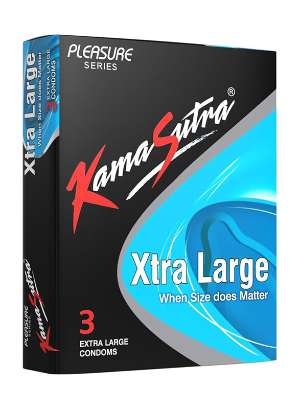 

Kamasutra Xtra Large Condoms, 3 Pieces