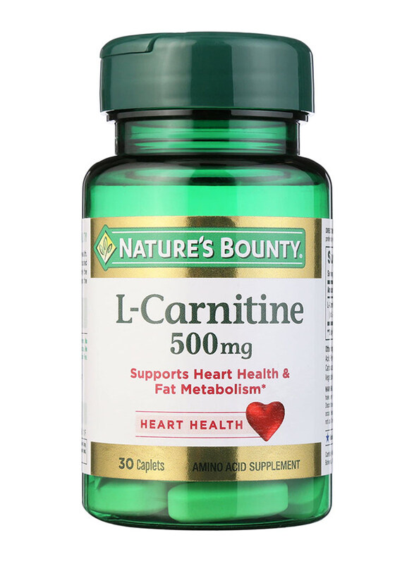 

Nature's Bounty L-Carnitine Amino Acid Supplement, 500mg, 30 Caplets