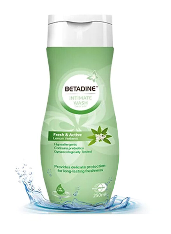 

Betadine Fresh & Active Lemon Verbena Daily Use Feminine Intimate Wash, 250ml