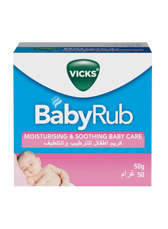 

Vicks Baby Rub Ointment For 3+ Month Baby, 50g, Clear