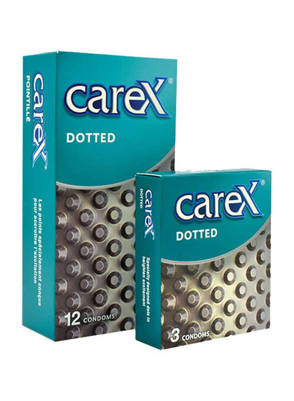 

Carex Dotted Condoms, 12 Piece