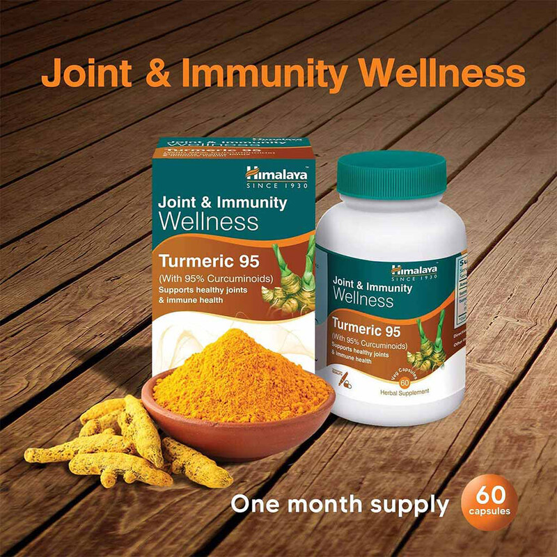 

Himalaya Joint & Immunity Wellness Turmeric 95 Capsules, 60 Capsules