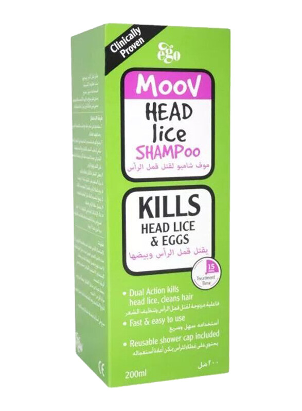 

Ego Moov Head Lice Shampoo Treatment, 200ml