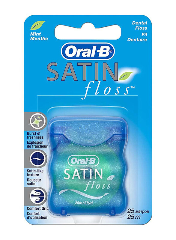 

Oral B Mint Flavoured Dental Satin Floss, 25 Meter