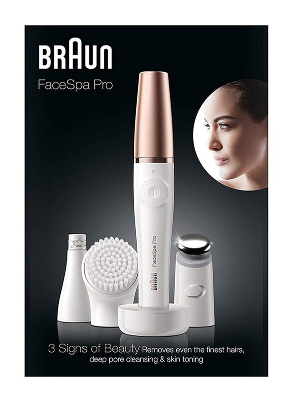 

Braun Face Spa Pro 3-In-1 Epilator, 911, White/Brown
