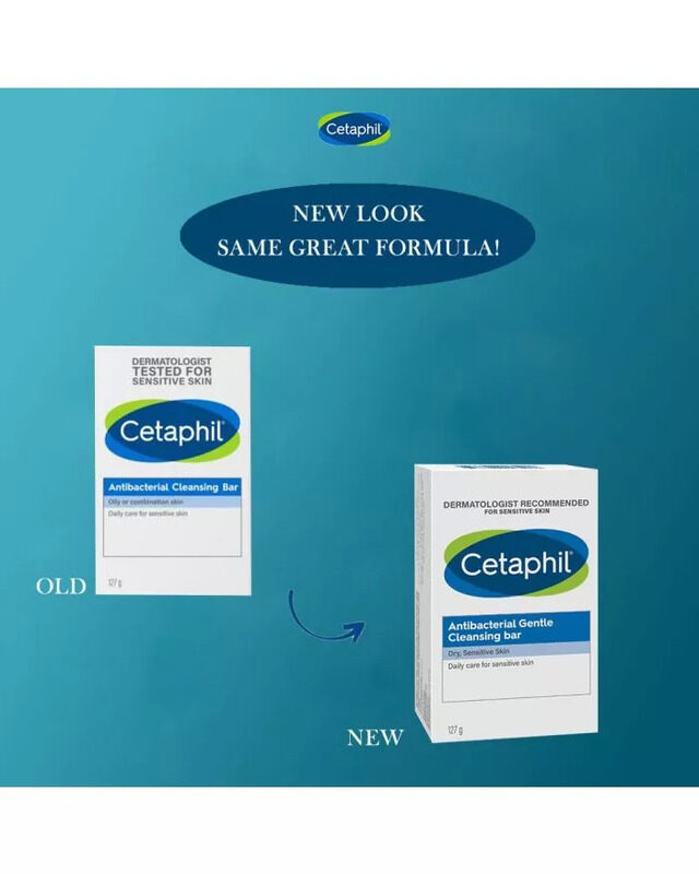 

Cetaphil Anti-Bacterial Gentle Cleansing Bar, 127g