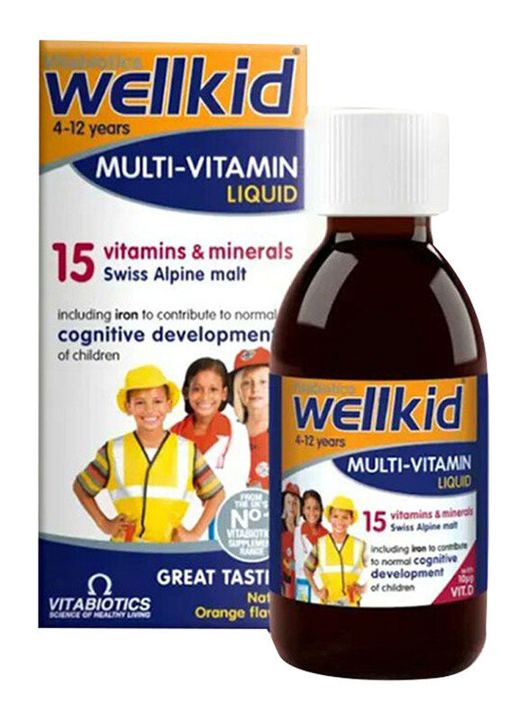 

Vitabiotics Wellkid Multivitamin Liquid, 150ml