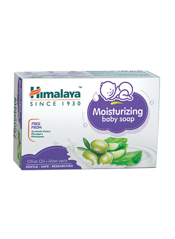 

Himalaya 125gm Baby Soap with Aloe Vera, White