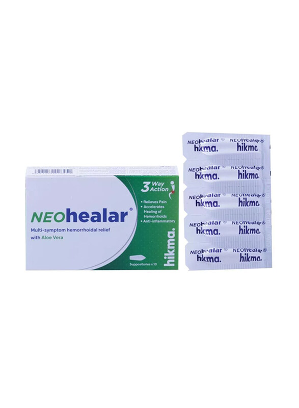 

Neo Healer Rectal Suppositries, 10 Pieces