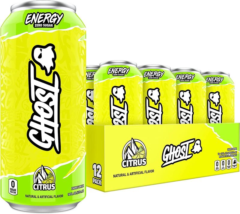  C4 Original Sugar Free Energy Drink 16oz (Pack of 12), Cherry  Limeade