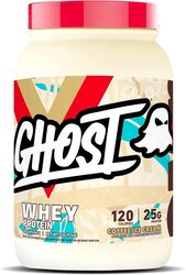 GHOST WHEY Protein Powder, Coffee Ice Cream - 2lb, 25g of Protein - Whey Protein Blend - Post Workout Fitness and Nutrition Shakes, Smoothies, Baking and Cooking - Soy and Gluten-Free