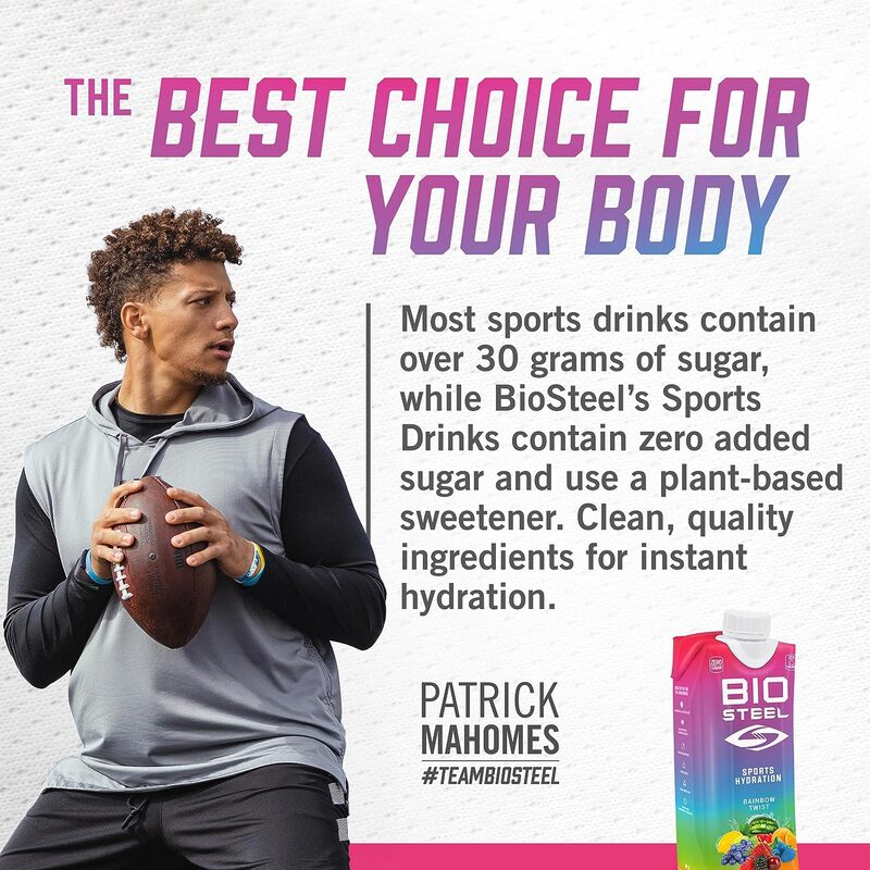 BioSteel Sports Drink, Great Tasting Hydration with 5 Essential  Electrolytes, Mixed Berry Flavor, 16.7 Fluid Ounces, 12-Pack 