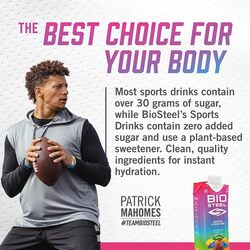 BioSteel Sports Drink, Sugar-Free with Essential Electrolytes, Rainbow Twist, 500ml, 12-Pack