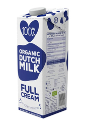 100% Organic Dutch Full Cream Milk, 1 Liter