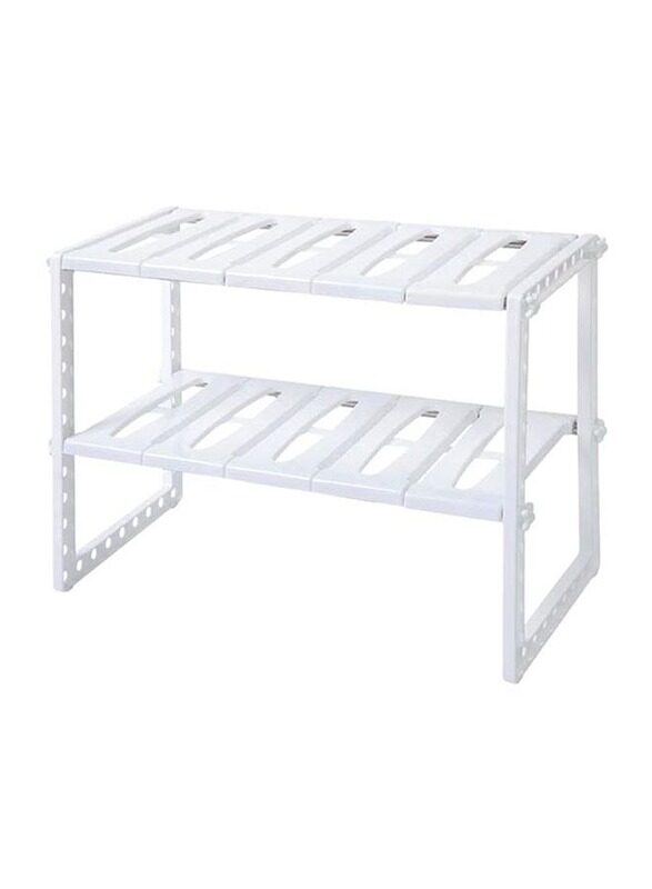 

Generic Under Sink 2-Tier Storage Organizer, White