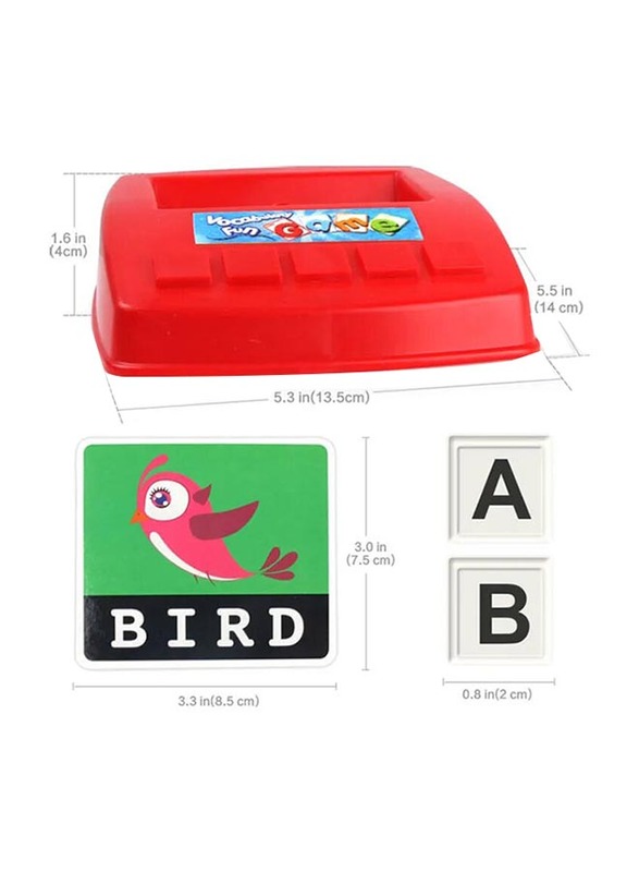 Word Cards Matching Letter Game Toy Set, 30 Piece, Ages 2+