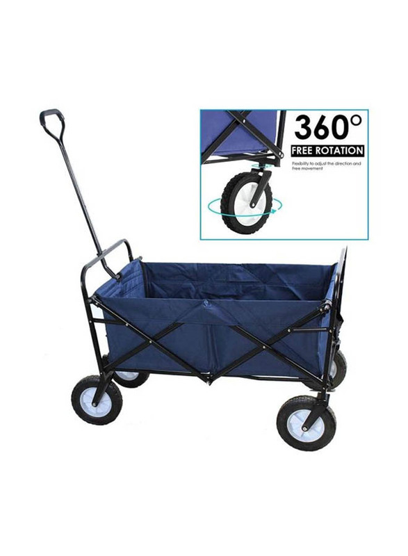 Cool Baby Foldable Heavy Duty Outdoor Trolley, Blue/Black