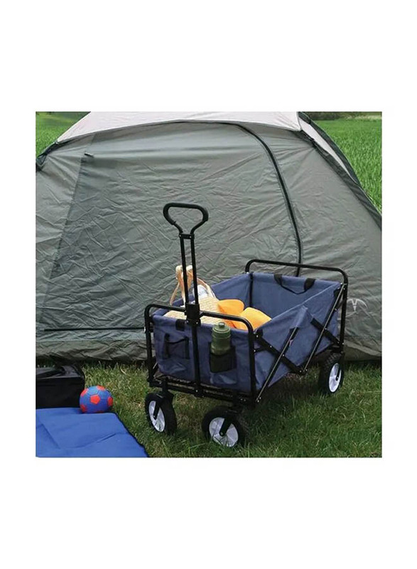 Cool Baby Foldable Heavy Duty Outdoor Trolley, Blue/Black