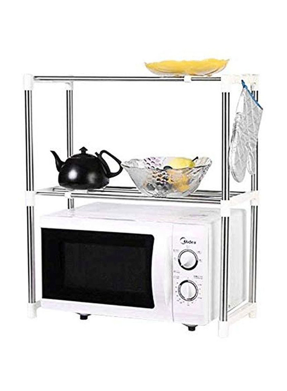 Stainless Steel Microwave Stand, Silver