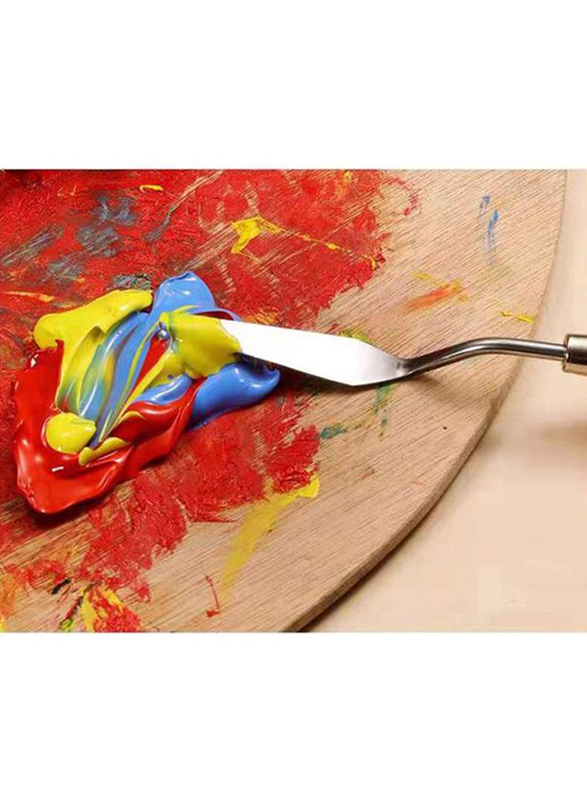 17-Piece Artist Paint Brush Set With Canvas Bag, Black/Brown