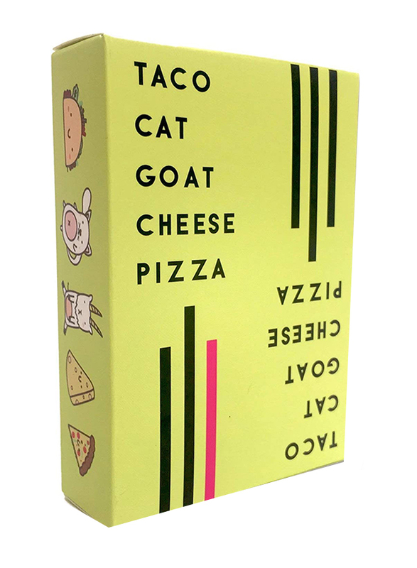 Taco Cat Goat Cheese Pizza Card, Ages 8+, Multicolour