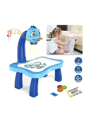 Children Educational Projector Fun Drawing Desk, Ages 3+, Blue