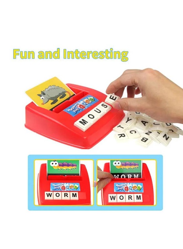 Word Cards Matching Letter Game Toy Set, 30 Piece, Ages 2+