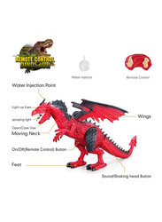 T-Rex Dinosaur Fire Dragon Figure with Remote Control, Ages 3+