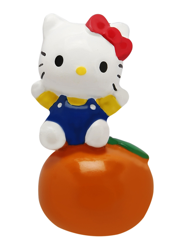 Hello Kitty 3D Orange Kit Fridge Magnet, Orange/Yellow, Model No. 236802