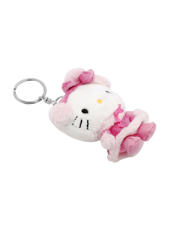 Hello Kitty Mascot Character Keychain, Brilliant Pink, Model No. 02323
