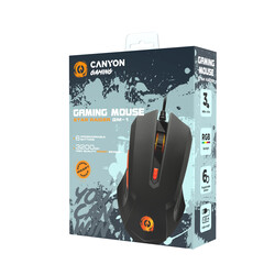 Canyon Gaming Star Raider Gaming Mouse Optical Sensor Pixart 3168