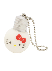 Hello Kitty Ring KT Glow in The Dark Keychain, White, Model No. 12911