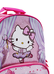 Hello Kitty Petite Ballet KT Sparkling School Backpack for Girls, Small, Pink, Model No. 350834