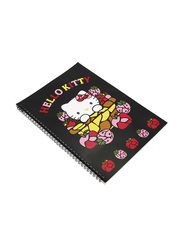 Hello Kitty Stained Glass Kitty Spiral Notebook, 50 Sheets, Model No. 863726