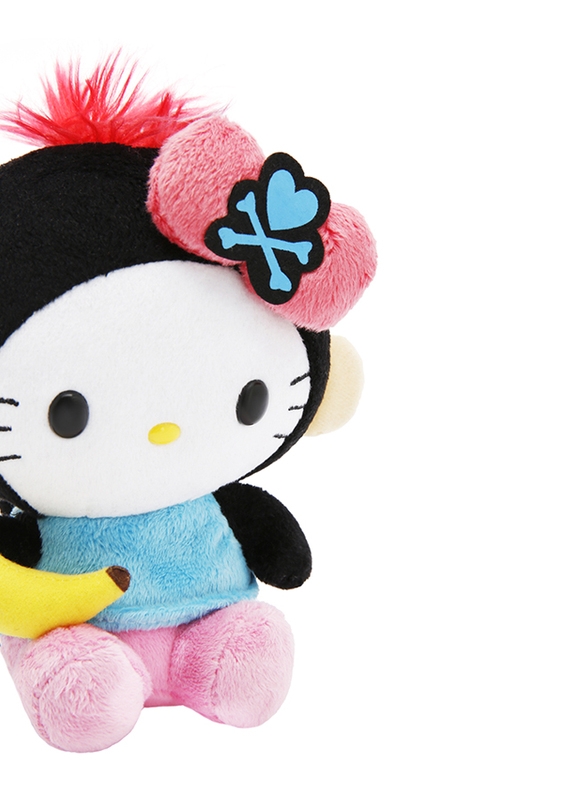 Hello Kitty Mascot Tokidoki Stuffed Plush Soft Toy, Multicolour, Ages 3+, Model No. 1675092