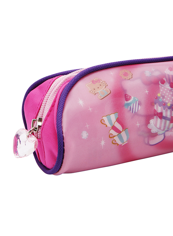Hello Kitty Glow Lovely Birthday Party Pen/Pencil Case, Pink, Model No. 432385