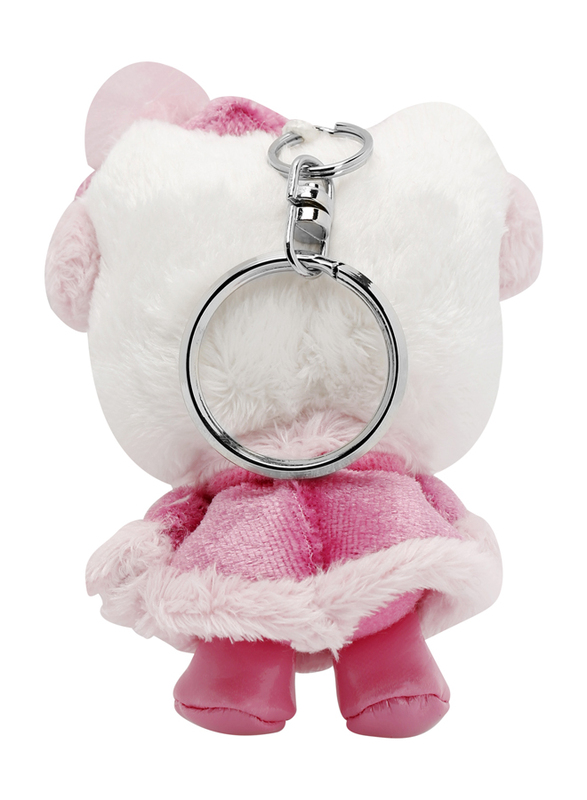Hello Kitty Mascot Character Keychain, Brilliant Pink, Model No. 02323