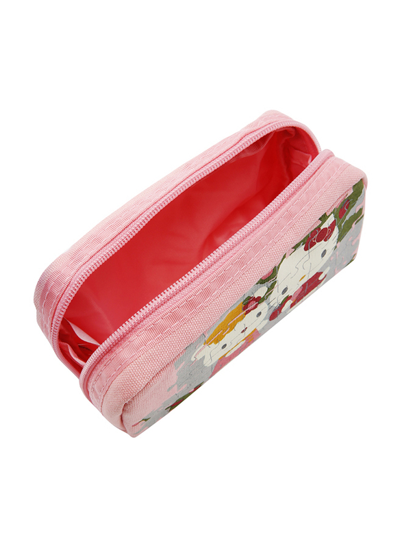 Hello Kitty Jigsaw Puzzle Pen Case/Pouch, Pink, Model No. 855669