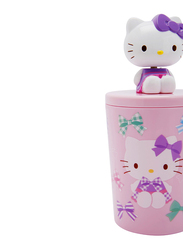 Hello Kitty 300ml Logo Printed Cup with Lid & Dancing Character, Pink, Model No. 183377
