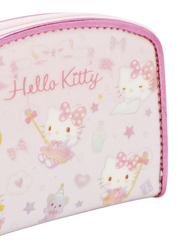 Hello Kitty Friendship and Fun Sparkles Coin Purse for Girls, Pink, Model No. 253219