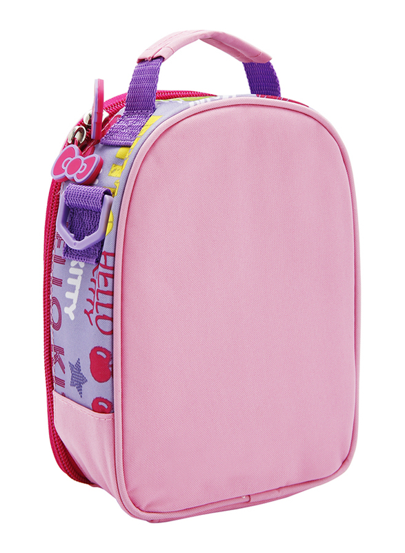 Hello Kitty Insulated Lunch Bag with Lunch Container for Girls, Pink, Model No. 10338