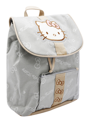 Hello Kitty Printed Backpack School Bag for Girls, Grey, Model No. 171140