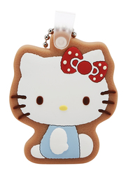 Hello Kitty Rubberised Character Cookie Keychain, Brown, Model No. 13076