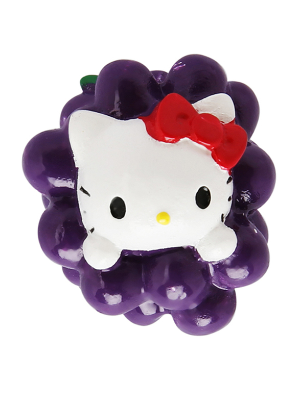 Hello Kitty 3D Grape Kit Fridge Magnet, Purple/White, Model No. 236845