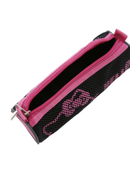 Hello Kitty Mesh Pen Case/Coin Purse/Travel Pouch, Black/Pink, Model No. 825701